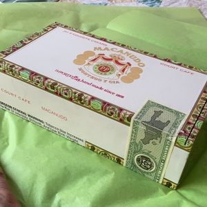 Macanudo wooden cigar box